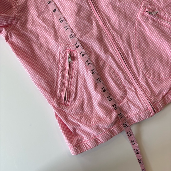 Ralph Lauren | Polo Authentic Dry Goods Vintage Flag Patch Gingham Jacket Pink M - Picture 6 of 6